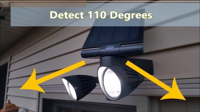 Pacific Accents 2 x 5 Watt COB LED Solar Security Spotlight - 600 Lumens смотреть онлайн