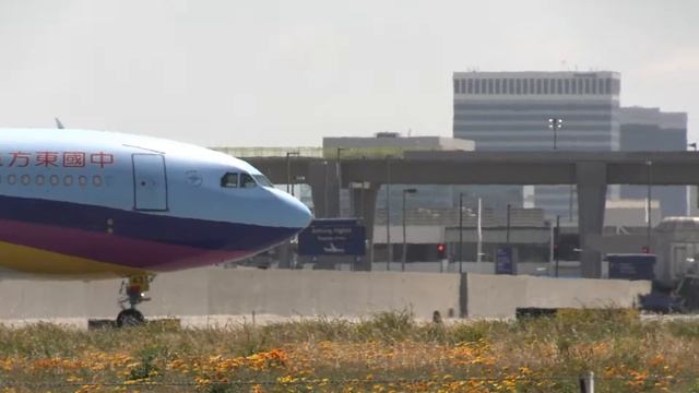 China Eastern Airbus A330 200 Departing LAX