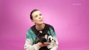 Millie Bobby Brown Plays With Puppies While Answering Fan Questions