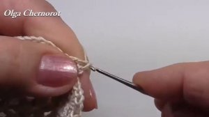 Салфетка  Цветок  Вязание крючком