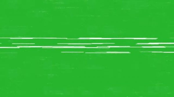 Green screen TV static effects