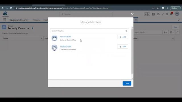 Manage Chatter Trailhead Solution - Customize an Org to Support a New Business Unit смотреть онлайн