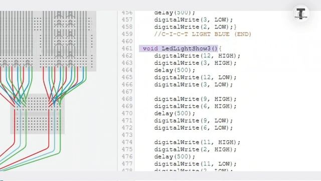 LED LIGHT SHOW PROJECT using Autodesk Tinkercad смотреть онлайн