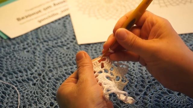 Круглый мотив крючком,crochet beautiful motif (узор № 175) смотреть онлайн
