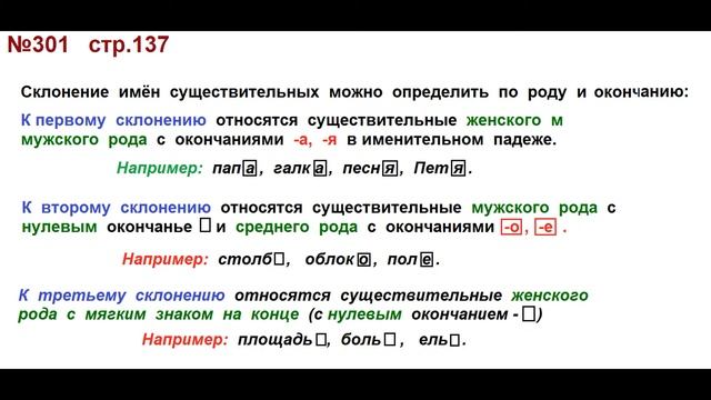 ГДЗ 4 класс, Русский язык, Упражнение. 301 Канакина В.П Горецкий В.Г Учебник, 2 часть