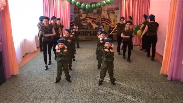 Хореографическая композиция _Солдатская романтика_(проект ребенок-педагог) смотреть онлайн