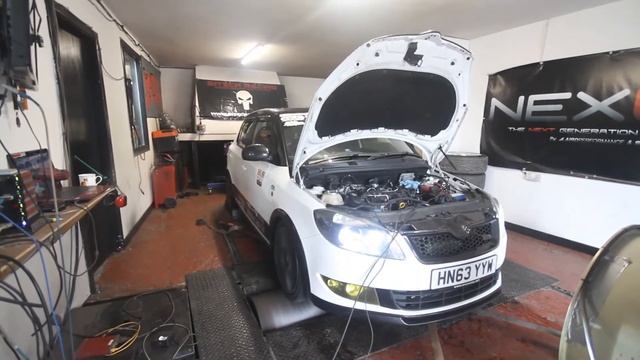 Skoda Fabia Monte Carlo 2 litre CR140 Dyno run no meth смотреть онлайн