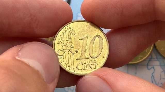 5 mints euro coins 10 cent 2002 Germany смотреть онлайн