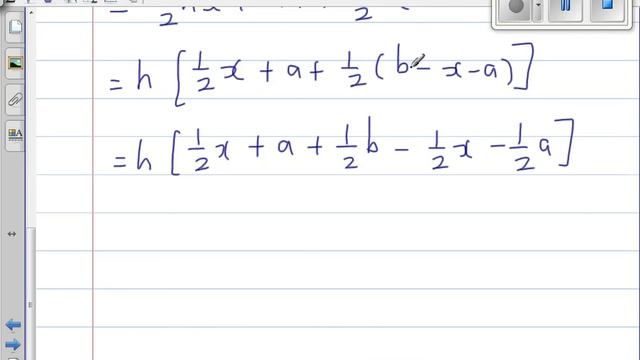 Proof of area of a trapezium = 0.5 (a+b)h смотреть онлайн