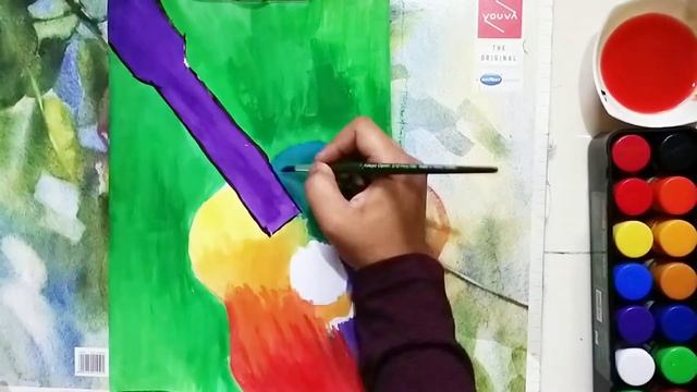 Easy Guitar Painting | Musical Tones | Poster Paints || Ak смотреть онлайн