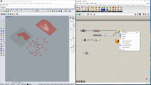 Grasshopper tutorial voronax grasshopper ячейка вороного за минуту на любой геометрии смотреть онлайн