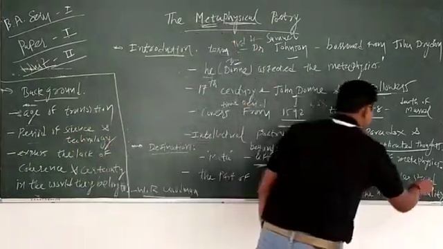 B,A. Sem. 1 Paper. 2 Unit. 1 Topic. The Metaphysical Poetry Part. 2 смотреть онлайн