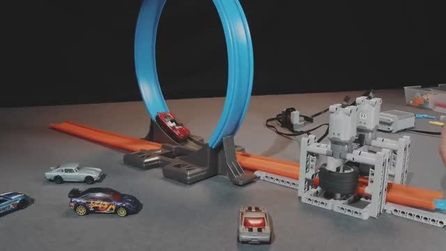 🔥Пусковая установка Hot Wheels или ускоритель скорости_ Lego Technic #лего # горячие колеса #moc смотреть онлайн