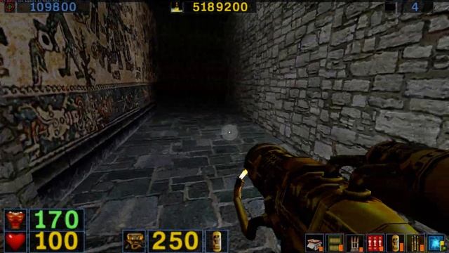 Serious Sam The Second Encounter - Holy Grail pt 2 (custom map) - No Commentary Walkthrough смотреть онлайн