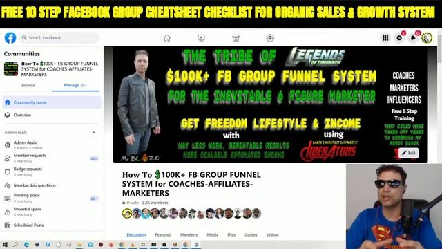 🔥Facebook Group Automation 𝐅𝐑𝐄𝐄 10 Step Group 𝐏𝐃𝐅 CheatSheet for Organic Sales & Growth PDF! смотреть онлайн
