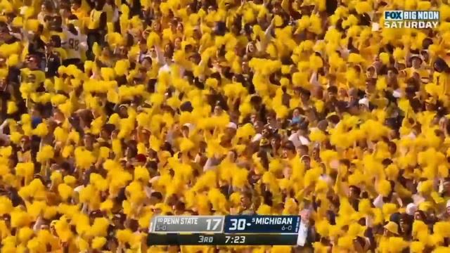 Michigan RB Blake Corum 61 Yard TD vs Penn State | 2022 College Football смотреть онлайн