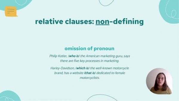 B2+/C1 | Defining and non-defining relative clauses | Language bites w/Cata