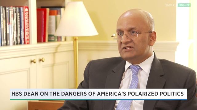 Harvard Business School dean discusses the dangers of America's polarized political rhetoric смотреть онлайн