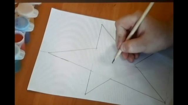 Как нарисовать звезду, легко и просто смотреть онлайн