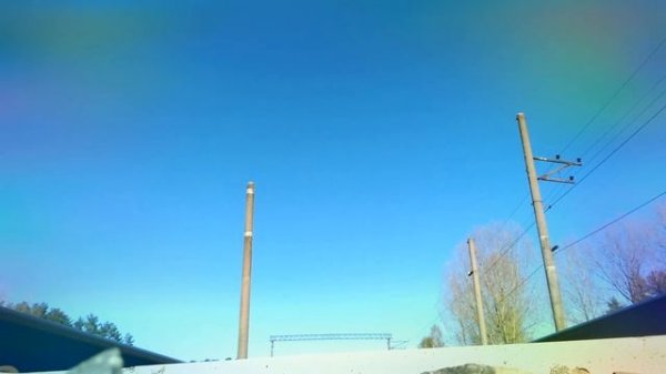 Камера под поездом!!!