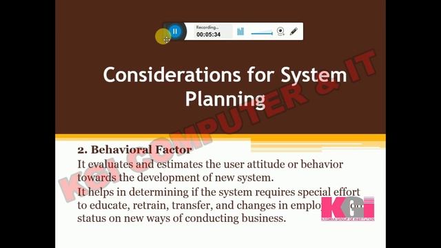 Considerations for System Planning (factors to be considered in system planning) смотреть онлайн