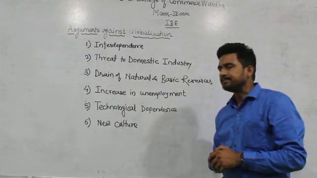 M.Com Sem 4 - International Business Environment - Lecture 27 смотреть онлайн
