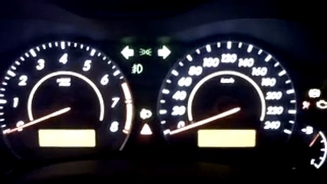 TOYOTA COROLLA OPTITRON CLUSTER смотреть онлайн