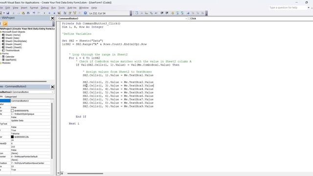Learn VBA Code Part 11 || Update Data with Loops смотреть онлайн