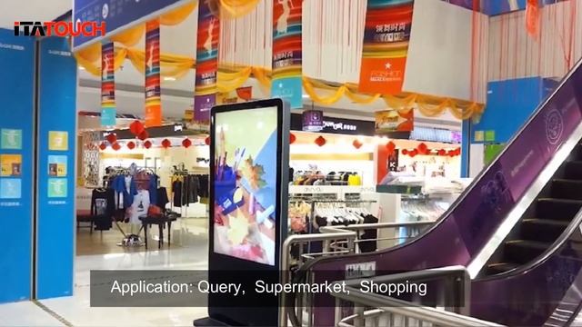 China factory sale quality digital signage totem for advertising display смотреть онлайн
