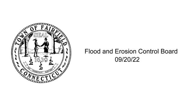 Flood Erosion Control Board 09/20/22 смотреть онлайн