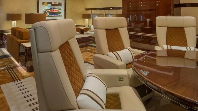 🇶🇦B747-8 Inside a Private Boeing 747-8i with the biggest bedroom in the sky смотреть онлайн