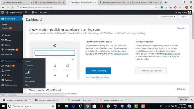 Build your Business Website using Ample Business WordPress Theme смотреть онлайн