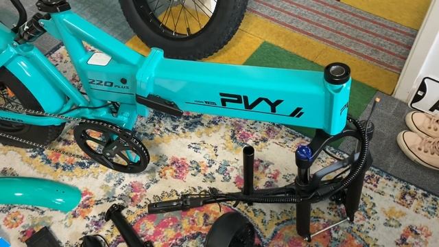 PVY Z20 Plus 1000 / 250w Ebike Unboxing Fat Tyre Electric Bike #ebike #unboxing