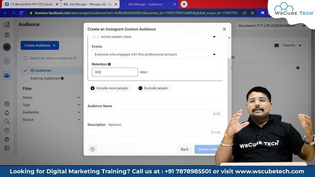 How to Create an Instagram Account Custom Audience - Facebook Ads Tutorial смотреть онлайн