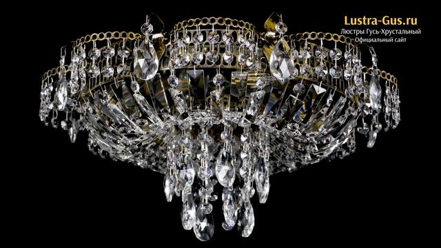 Хрустальная люстра «Камея №4 под бронзу» - Гусь-Хрустальный завод смотреть онлайн