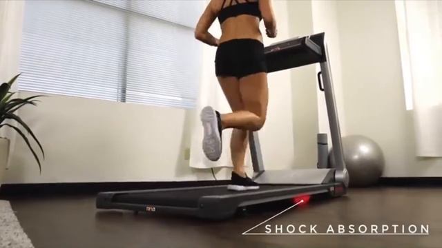 Sunny Health & Fitness SF-T7718 Folding Treadmill Review - Best Treadmill for Home Use смотреть онлайн