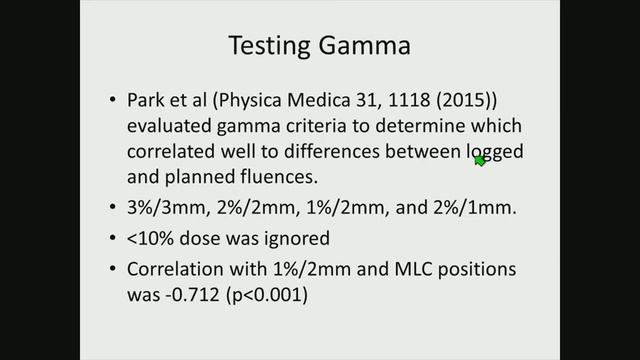 Medical Physics Dan Low Limitations of Gamma Analysis смотреть онлайн