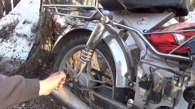 11. Мопед Дельта. Задние амортизаторы от Минска