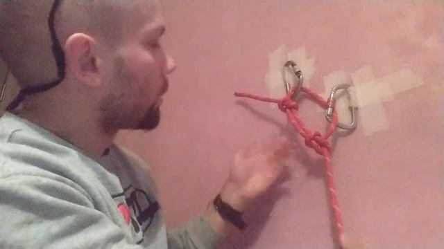 Узел Булинь, двойной контрольный, концевой, Грейпвайн. смотреть онлайн