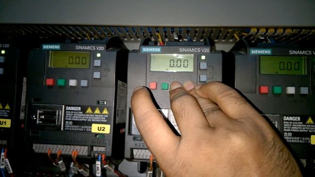 How to run manually SINAMICS V20 смотреть онлайн