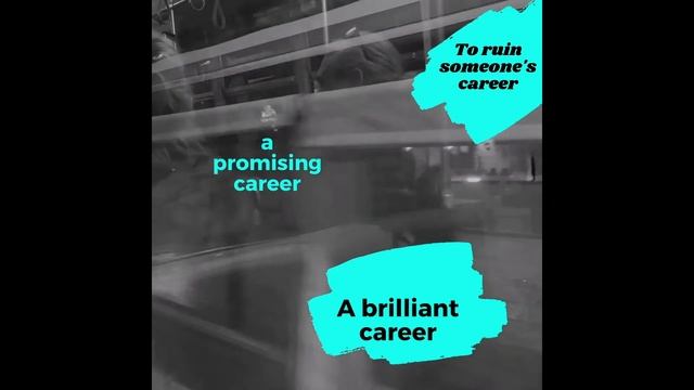 Improve your vocabulary. COLLOCATIONS: job, career and work. смотреть онлайн