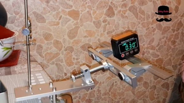 Настроил поворотный узел с погрешностью 0.2 градуса на точилке SYTOOLS K6