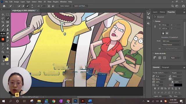 Localizing Rick and Morty poster using Desktop publishing skills смотреть онлайн