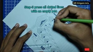 3d Architecture pop up card/ Kirigami/ Paper art and craft.