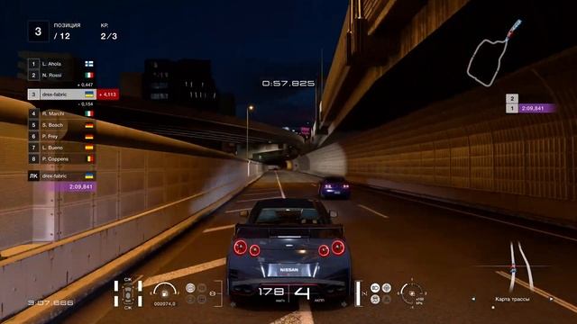 Gran Turismo™SPORT! ПРОХОДИМ ЛИГУ ЛЮБИТЕЛЕЙ! НОЧНАЯ ГОНКА В ТОКИО НА NISSAN GT-R! ОЧЕНЬ БЫСТРАЯ! смотреть онлайн