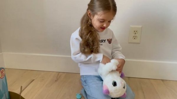 Unboxing My Fuzzy Friends Snuggling Kitten