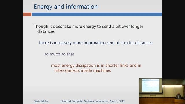 Stanford Seminar - Saving energy and increasing density in information processing using photonics смотреть онлайн