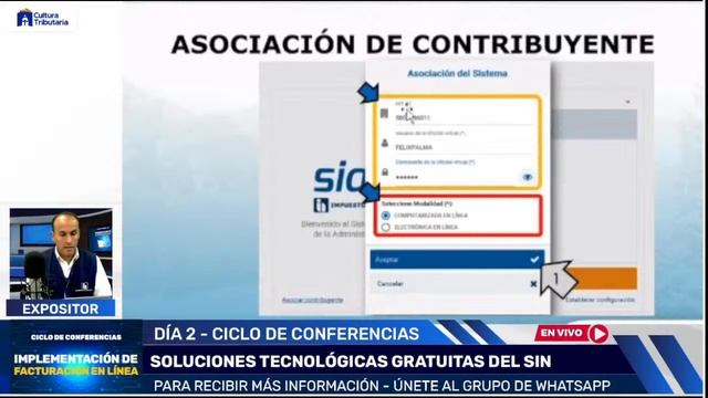 CICLO DE CONFERENCIAS - CERTIFICADO IMPLEMENTACIÓN DE FACTURACIÓN EN LÍNEA смотреть онлайн