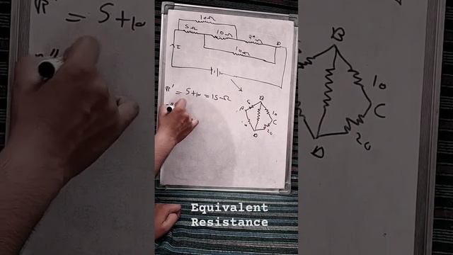 Equivalent Resistance #shorts #physics смотреть онлайн