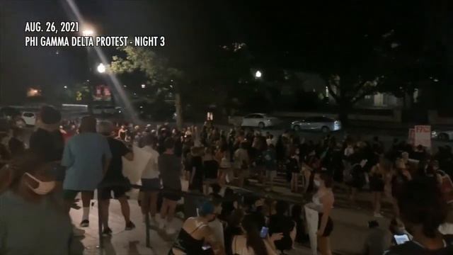 Night Three of Protests Outside Phi Gamma Delta Fraternity at UNL After Report of Sexual Assault смотреть онлайн